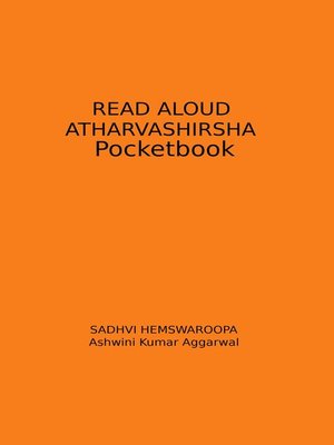 cover image of Read Aloud Atharvashirsha Pocketbook